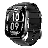 ganopterygon Smart Watch for Men Women, 2.01" HD Smartwatch with 120 Sports Modes, Heart Rate/Sleep Monitor, IP67 Waterproof Fitness Tracker, Compatible with Android iOS Phones (Black)