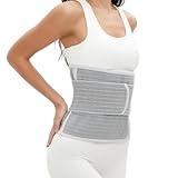 Postpartum Belly Band, Abdominal Binder Post Surgery Belly Wrap,C Section Recovery Belt, Waist/Pelvis Support Belt for Stomach Recovery & Back Pain Relief, Double Compression Hernia Belt (Medium)