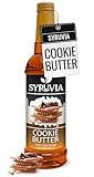 Syruvia Cookie Butter Coffee Syrup - 25.4 fl oz. Premium Coffee Flavoring Syrup. Kosher, and Gluten-Free. Ideal for Enhancing Drinks, Sodas, Shakes, Desserts, and More.