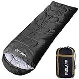 FARLAND Sleeping Bags for Adults Teens Kids with Compression Sack Portable and Lightweight for 3-4 Season Camping, Hiking,Waterproof, Backpacking and Outdoors