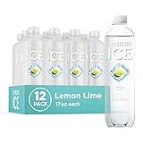 Sparkling Ice, Lemon Lime Sparkling Water, Zero Sugar Flavored Water, with Vitamins and Antioxidants, Low Calorie Beverage, 17 Fl Oz (Pack of 12)