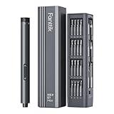 Fanttik E1 Max 3.7V Mini Electric Screwdriver, Precision Screwdriver Set, 50-in-1 Magnetic Bits, Magnetic Storage, 5/32''Hex, Electric Screwdriver for Electronics Phone Camera Laptop Watch - Grey