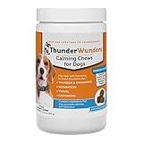 ThunderWunders Dog Calming Chews | Thiamine, L-Tryptophan, Melatonin and Ginger | Can Help Relieve Stress from Separation, Storms, Fireworks & Travel (180 Count)