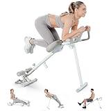 WONDER CORE Pro Max Workout Equipment Home Gym, 4-in-1 Exercise Equipment: Rowing Machine, Leg Press Machine, Ab Glider Machine, Roman Chair, Fitness Equipment for Abdominal & Core Strength Training