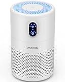 MOOKA Air Purifiers for Home Large Room up to 1076 ft², H13 True HEPA Air Filter Cleaner, Odor Eliminator, Remove Smoke Dust Pollen Pet Dander, Night Light(Available for California)