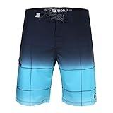 Beautiful Giant Men's Summer Beach Swim Pocket Board Shorts(36,FADEDPANE Blue)