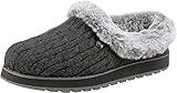 Skechers BOBS Women's Keepsakes - Ice Angel Slipper, Charcoal, 7.5 M US