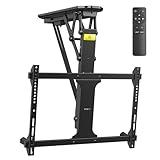 VIVO Electric Ceiling TV Mount for 32 to 70 inch Screens, Large Flip Down Motorized Pitched Roof VESA Mount, Master Pack, Black, MOUNT-E-FD70