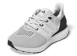 adidas Ultradream DNA Elastic Lace Sneaker, White/White/Black, 3 US Unisex Little Kid