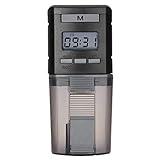 LONDAFISH Aquarium Fish Feeder, 0.175L Capacity, Plastic, Timer, Suitable for Pelleted, Particle, Flake Feeds