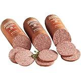 The Swiss Colony Wild Game Sausages - Elk, Buffalo and Venison Meat, Savory Pork and Beef Blend