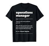 Operations Manager Definition Management Successful T-Shirt