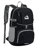 WATERFLY Hiking Foldable Daypack Backpack: 25L Ultra Lightweight Packable Waterproof Outdoor Travel Day Pack for Woman Man