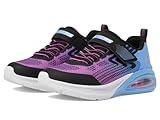Skechers Girls MICROSPEC MAX Advance Sneaker, Perwinkle/Multi, 2.5 Little Kid