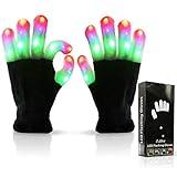 Luwint Led Light up Gloves, Cool Toys for Kids 8-12 Teen Boys Girls - Rave Dance Christmas Birthday Party Accessories Gifts for Boys 8 9 10 11 12 13 14 15 Teenager