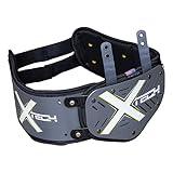 XTECH Universal Football Rib Protector Guards - Straps for Standard/Skill Shoulder Pads - Core Protectors for Safety and Performance - Adult Mens & High School Players - Protection Gear & Accessories