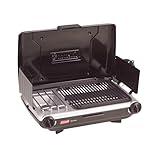 Coleman Tabletop Propane Gas Camping 2-in-1 Grill/Stove, 2 Burner