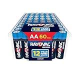 Rayovac AA Batteries, Double A Battery Alkaline, 60 Count