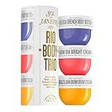 SOL DE JANEIRO Rio Trio Mini Vanilla Body Cream Discovery Set - Brazilian Bum Bum Cream, Delicia Drench Body Butter, Bom Dia Bright 50 ml - Amazon Exclusive Trial Set ($48 value)