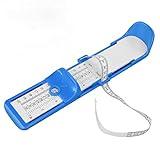 Feet Length Measuring Ruler, Multifunction Body Measuring Tape Accurate Shoe Feet Measuring Ruler for Kids Infants Men Women Foot Measuring Tools Shoe Sizer Foot Measurement Devices(Blue)