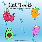 Cat Food: Bold and easy Coloring book