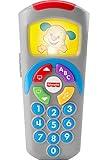 Fisher-Price Baby Learning Toy Laugh & Learn Puppy’s Remote Pretend TV Control with Music & Lights for Infants Ages 6+ Months​