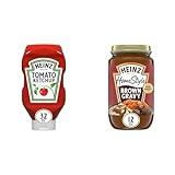 Heinz Tomato Ketchup (32 oz Bottle) + Heinz Brown Gravy 12oz Jar Bundle