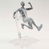 AXITWXIT Body Kun Artist Manikin Figure Drawing Supplies Drawing Tools, Mannequin for Artists Drawing Figures Model for Sketching, Painting, Artists Male (Grey-Body KUN)