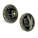Glamtune United States Army Core Values Military Challenge Coin Soldier Creed Challenge Coin