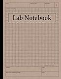 Lab Notebook: Laboratory Notebook Quad Ruled Science Lab Book with Grid Pages: Numbered Pages and Table of Contents for Chemistry, Physics, Biology, Size 8.5x11, Pages 120.