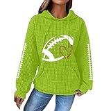 Prime The Day 2025 Deals Game Day Sweatshirt Women Shirt Football Jackets For Women Orange Zip Up Hoodie Football Womens Apparel Maroon Game Day Outfits Purple Game Day Outfits