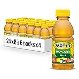 Mott's 100% Original Apple Juice, 8 Fl Oz Bottles, 24 Count (4 Packs Of 6), 2 Servings Of Fruit, 100% Fruit Juice, Gluten-free, Caffeine-free, Kosher, Contains No Artificial Colors Or Sweeteners