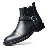 Arkbird Chelsea Ankle Boots, Leather Lined Oxfords for Men with Zipper