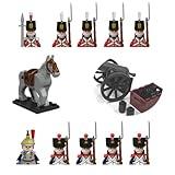 12Pack Plastic Cupcake Toppers Birthday Napoleonic Figures Figurines War Toy Playset Cake Topper Colors Little Revolutionary Toys Cupcake Toppers,