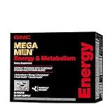 GNC Mega Men Energy & Metabolism Vitapak | Clinically Studied | Energy, Heart Health, and Antioxidants | 30 Count