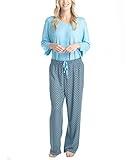 Hanes Women's Soft, Blue/Geo