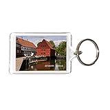 Denmark Danish Acrylic Keychains KeyRings Holders (1 Piece, Style: Aarhus #DEN6)