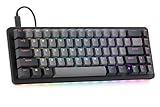 Drop ALT Mechanical Keyboard — 65% (67 Key) Gaming Keyboard, Hot-Swap Switches, Programmable Macros, RGB LED Backlighting, USB-C, Doubleshot PBT, Aluminum Frame (Kaihua Box White, Black)