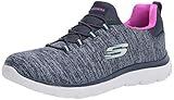 Skechers Women's Athleisure Sneaker, Navy/Hot Pink, 8.5 US medium