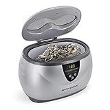 Magnasonic Professional Ultrasonic Jewelry Cleaner with Digital Timer and 20 oz Stainless Steel Tank for Eyeglasses, Rings, Earrings, Coins, Tools, Dentures, Hygiene Items (MGUC500)