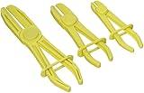 PRIVATE BRAND TOOLS PBT70713 Line Clamp Master Set, 3 Piece (3 Piece Line Clamp Master Set), Yellow