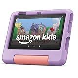 Amazon Fire 7 Kids tablet (newest model) ages 3-7. Top-selling 7" kids tablet on Amazon. Includes ad-free and exclusive content, easy parental controls, 10-hr battery, 32 GB, Purple