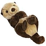 Aurora® Realistic Miyoni® Sea Otter Stuffed Animal - Lifelike Detail - Cherished Companionship - Brown 10 Inches