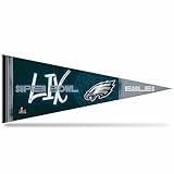 Rico Industries NFL Football Philadelphia Eagles 2025 Super Bowl Bound 12" x 30" Felt Wall Décor Pennant - Great for Home/Bed Room/Man Cave Décor
