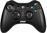 MSI Force GC30V2 Wireless Gaming Controller, Dual Vibration Motors, Dual Connection Modes, Interchangable D-Pads, Compatible with PC & Android, Black