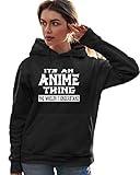 Small Black Mens It's An Anime Thing You Wouldn't Understand Sweatshirt Hoodie