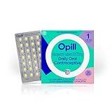 Opill, Daily Oral Birth Control Pills, Over-The-Counter Progestin-Only Contraceptive, FDA-Approved & Estrogen-Free, 28 Count