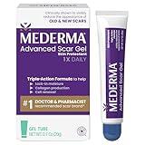 Mederma Advanced Scar Gel, Treats Old and New Scars, Reduces the Appearance of Scars from Acne, Stitches, Burns and More, 0.70oz (20g)