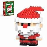 HGCYCF Christmas Santa Building Blocks Set Compatible with Lego Advent Calendar 2024 Stacking New Toys Holiday Present Box New Year Xmas Gifts for Kids for Boys & Girls and Adults