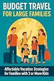 Budget Travel for Large Families: Affordable Vacation Strategies for Families with 3 or More Kids on a Tight Budget